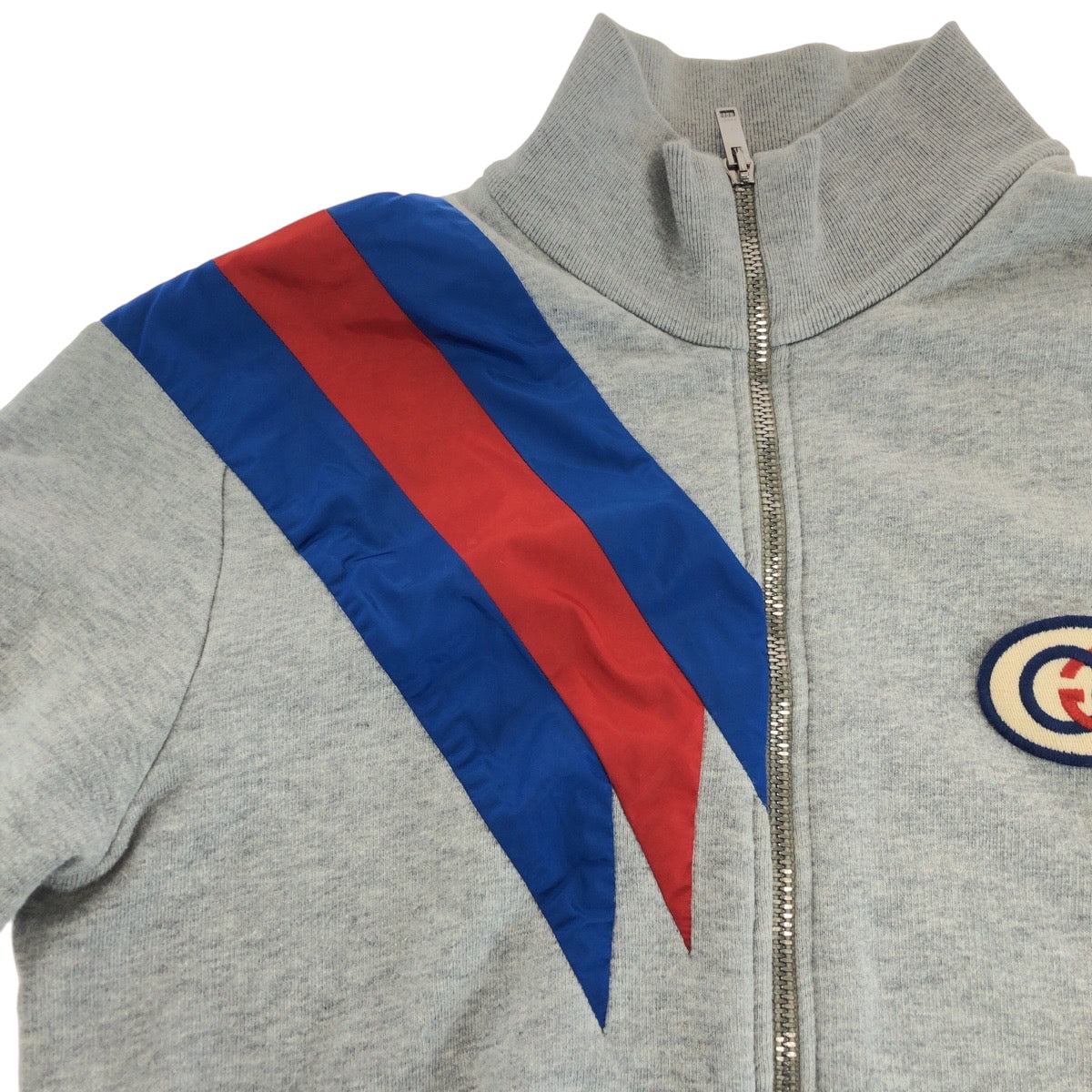 GUCCI sweat cotton Grey Red Blue Sweatshirts, Blousons, Zip-ups Sherry Kids 12 Used
