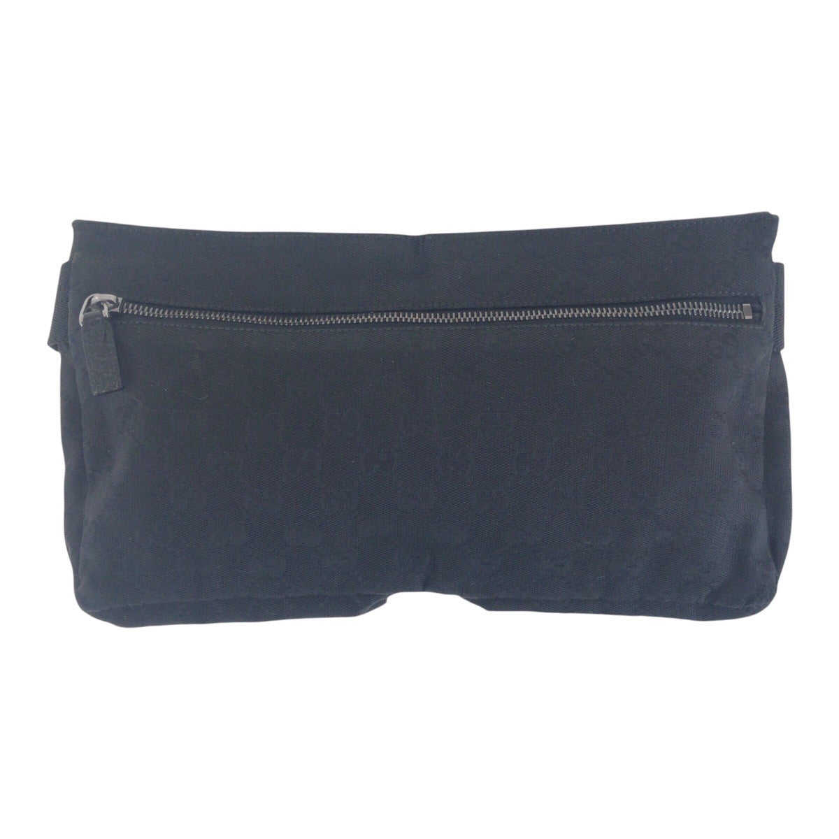 GUCCI Sling bag 28566 GG canvas, leather Black SilverMetal Sling bag, waist pouch, bum bag mens Used