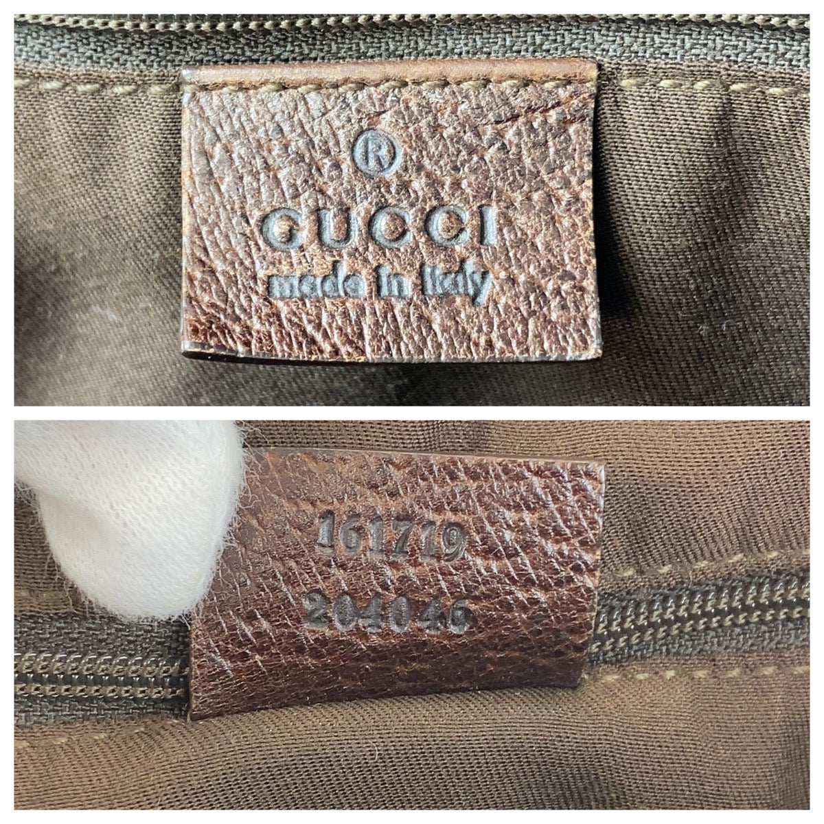 GUCCI Tote Bag 161719 GG canvas, leather Beige Brown Gold Metal Tote Bag Shoulder Bag Sherry Line Princess Women Used