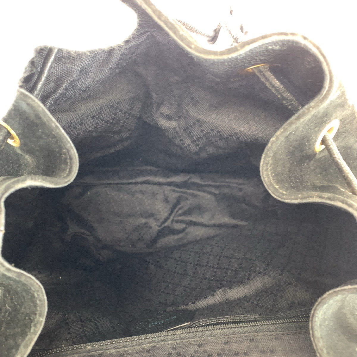 GUCCI Backpack 003 2058 0016 Suede, Leather black Backpacks & Daypacks Backpacks Bamboo Women Used