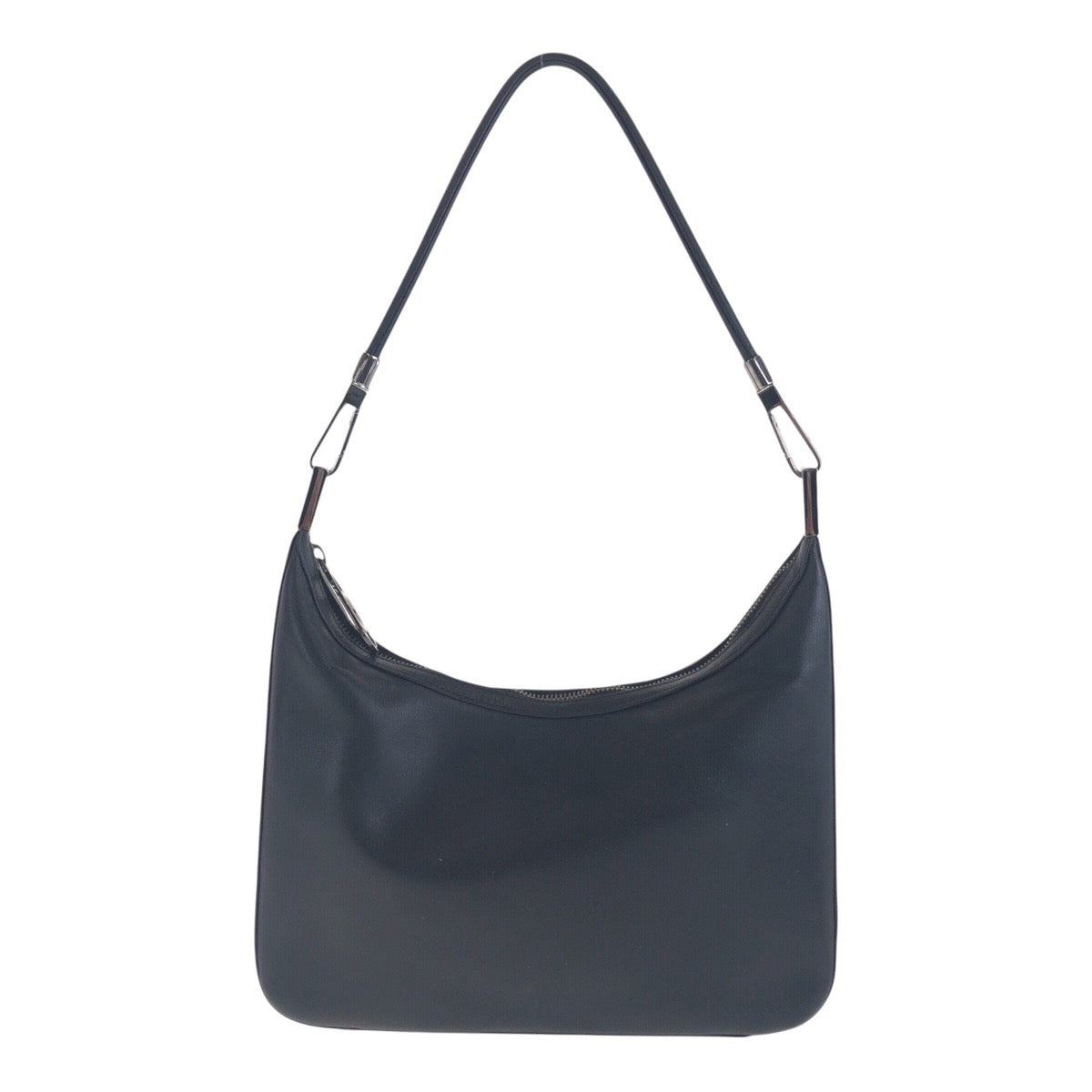 GUCCI Shoulder Bag 001 3812 leather Black SilverMetal Women Used
