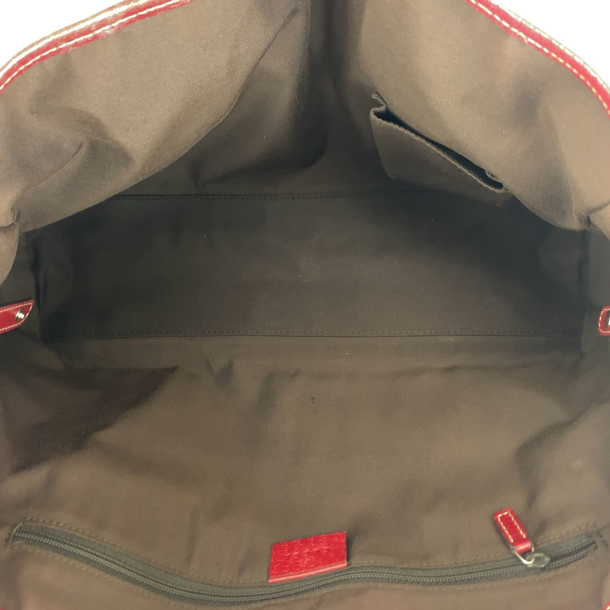 GUCCI Tote Bag 163805 GG canvas, leather Beige Red Gold Metal Tote Bag Shoulder Bag Sherry Line Princess Women Used