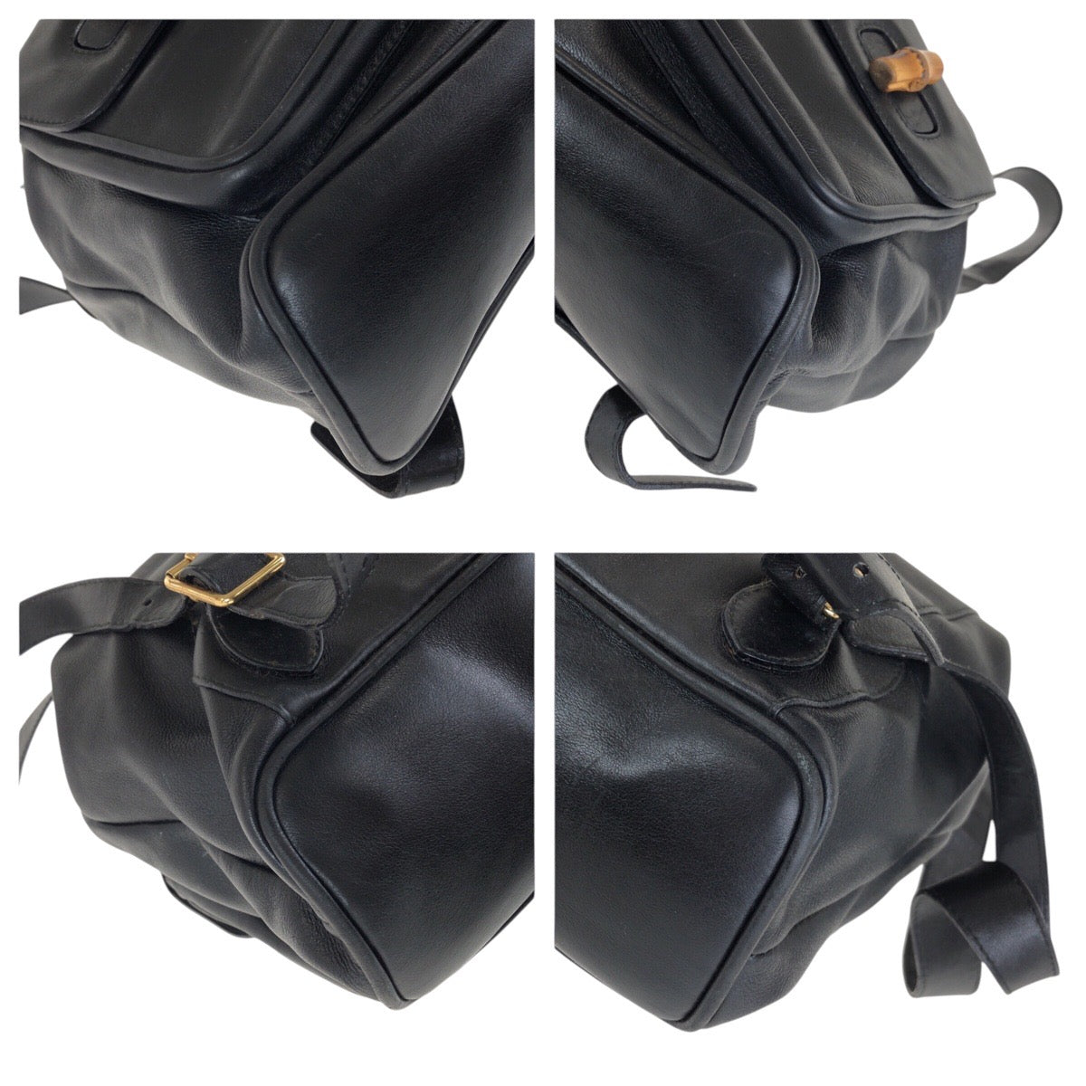 GUCCI Backpack 003 2058 0016 leather black Backpacks & Daypacks Backpacks Bamboo Women Used