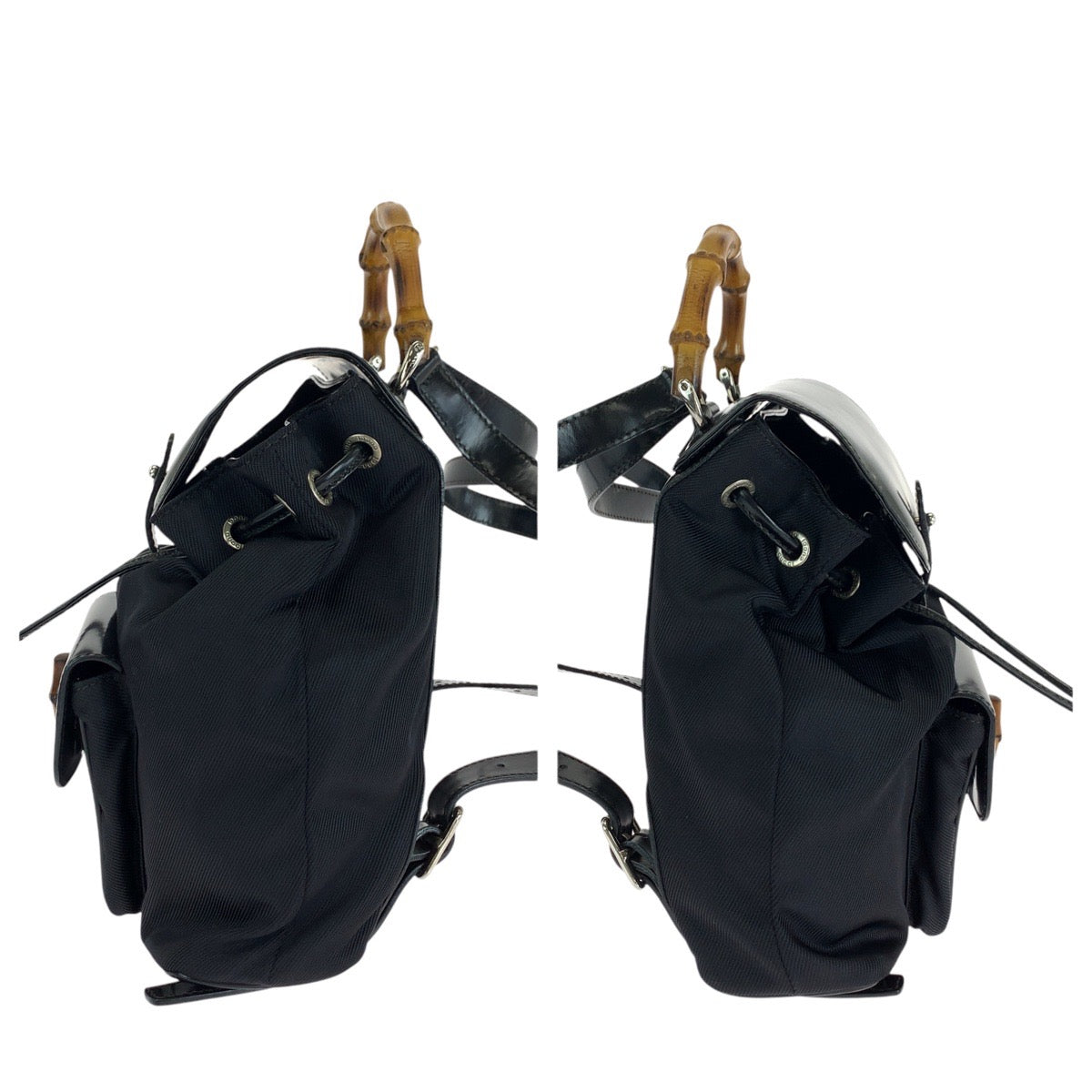 GUCCI Backpack 003 1998 0030 leather black Backpacks & Daypacks Backpacks Bamboo Women Used