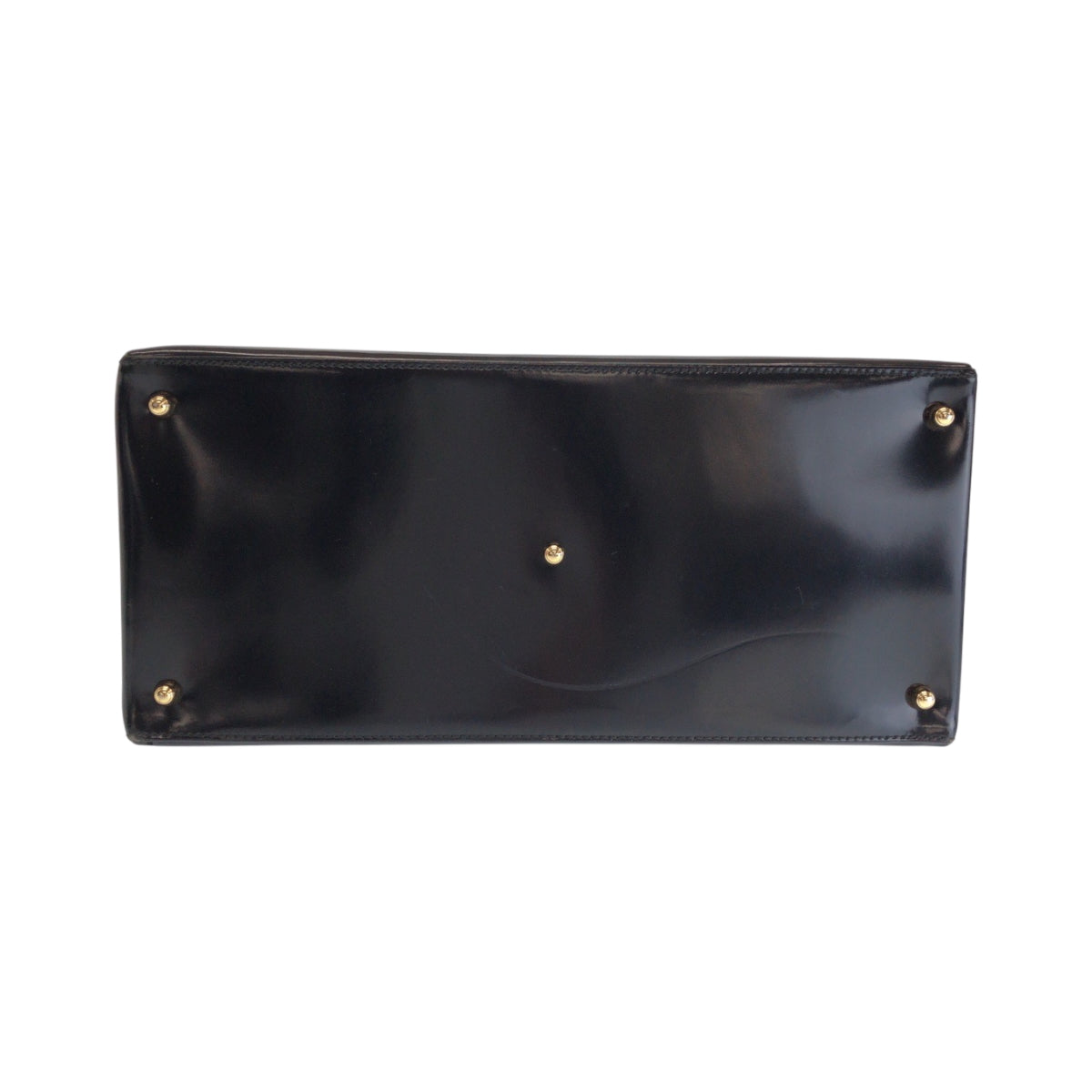 GUCCI Tote Bag 000 1669 0503 enamel Black GoldMetal Tote Bag handbag Women Used