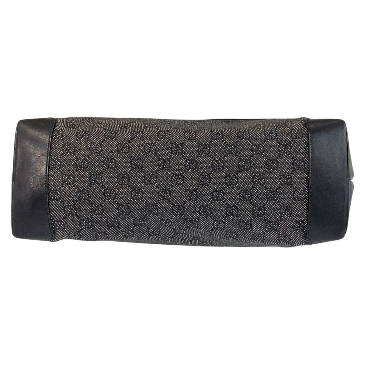 GUCCI Tote Bag 34339 GG canvas, leather Black black Tote Bag Shoulder Bag Women Used