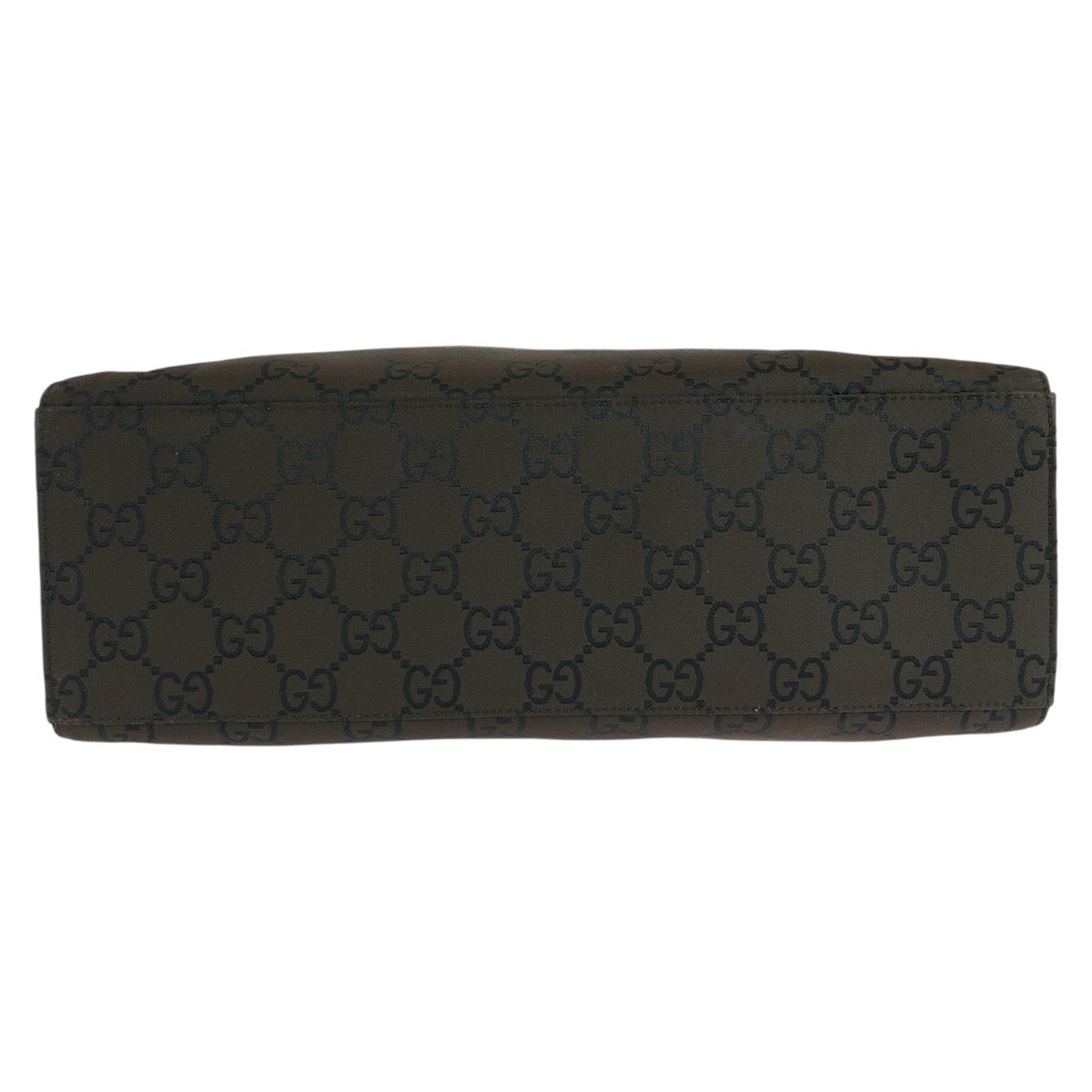 GUCCI Tote Bag 002 1010 GG canvas Brown Silver Metal Tote Bag handbag Bamboo Jumbo GG Women Used