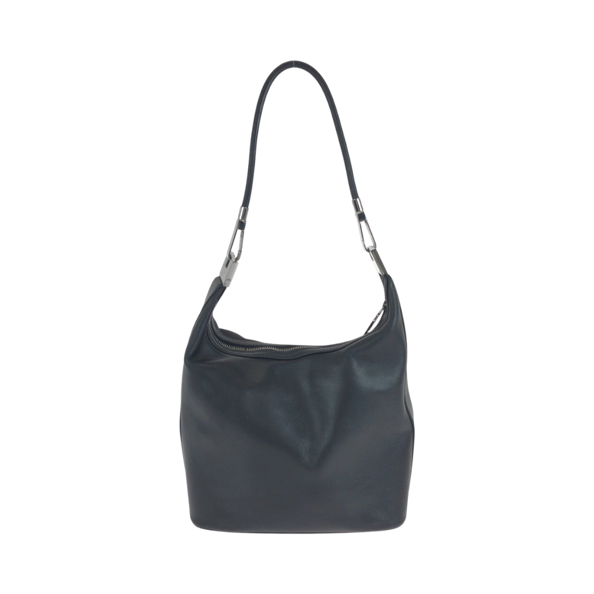 GUCCI Shoulder Bag 001 3814  002122 leather Black SilverMetal Hobo One Shoulder Bag Women Used