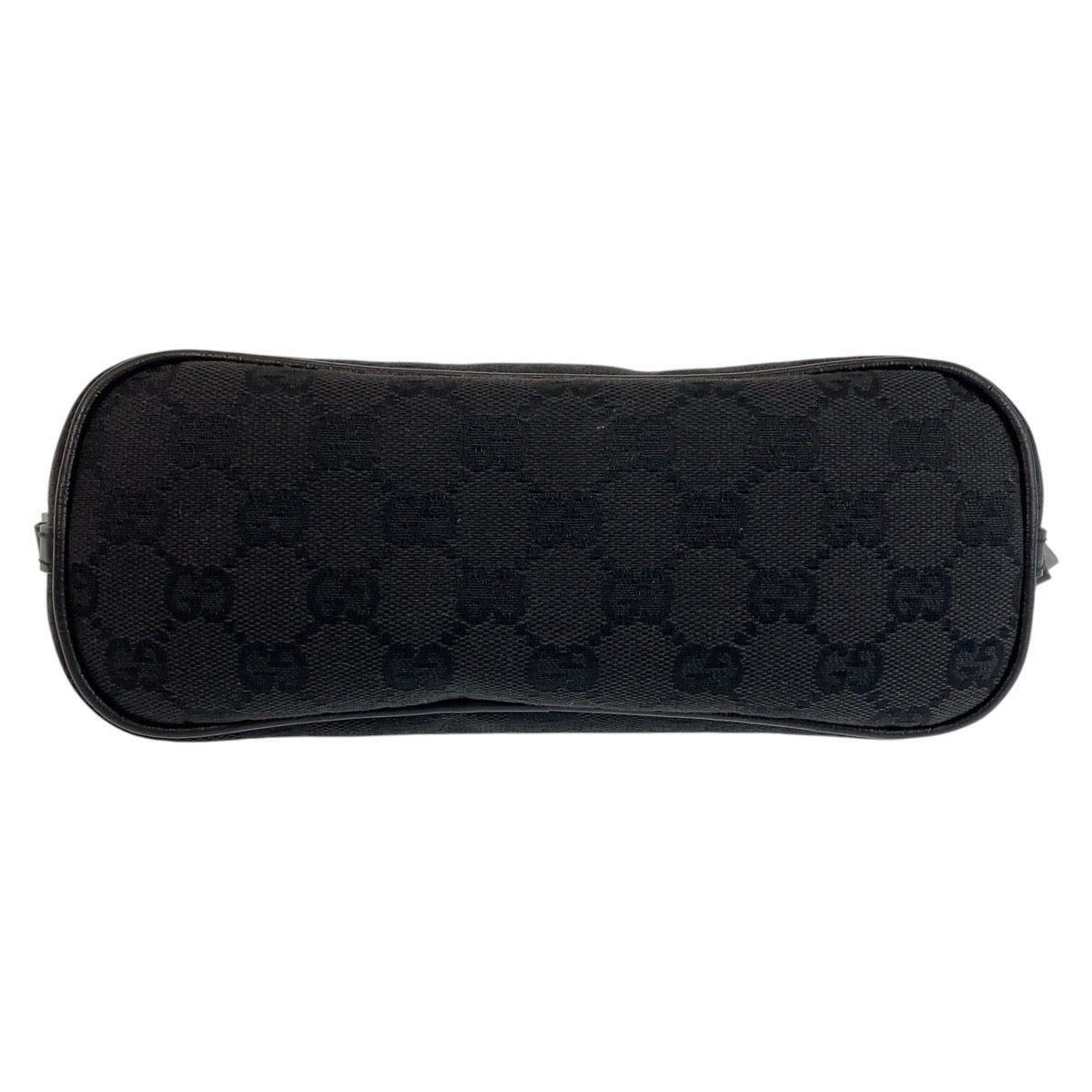 GUCCI Handbag 7198 GG canvas, leather Black black Handbag accessory pouch Women Used