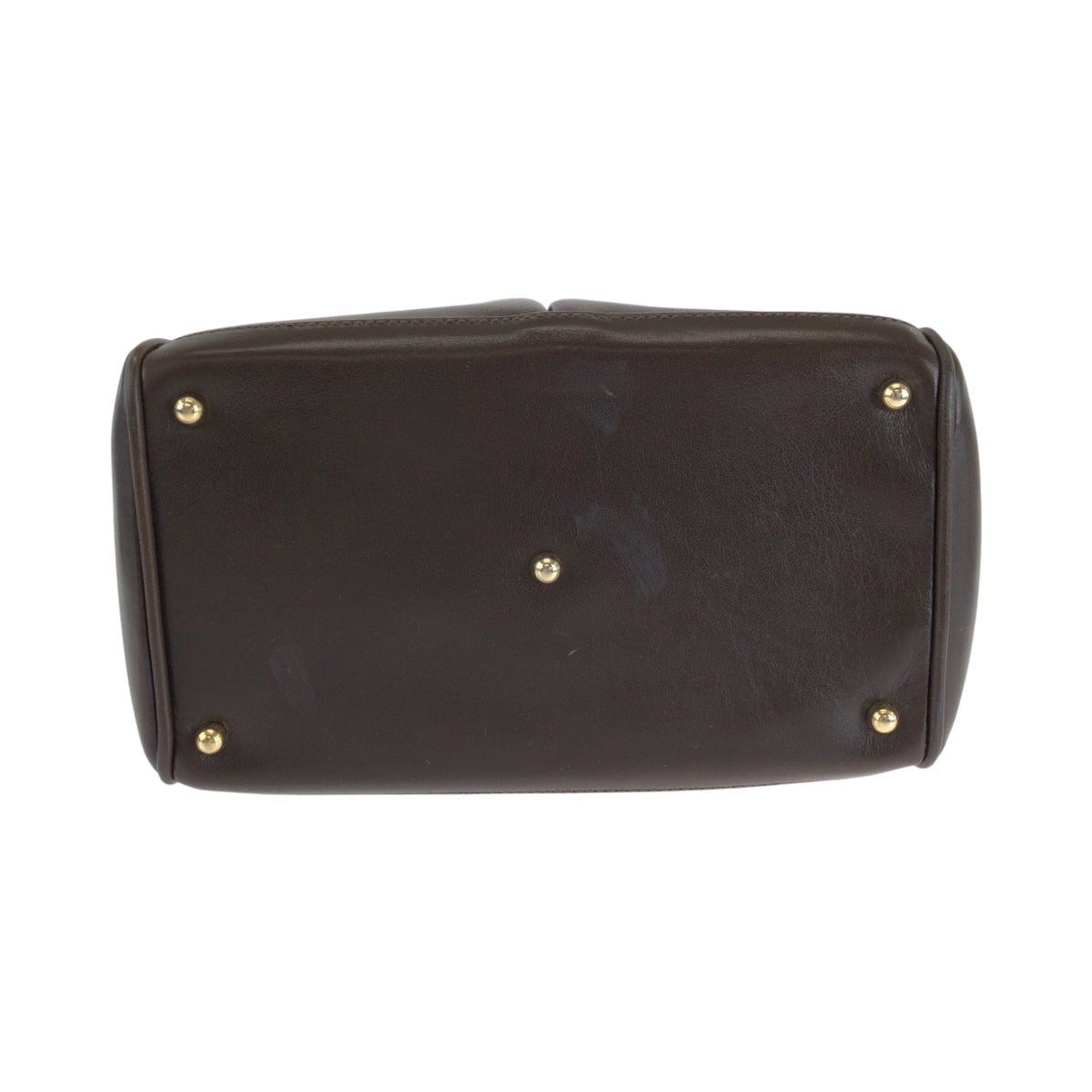 GUCCI Handbag 000 032 0015 leather Brown Gold Metal Shoulder Bag Handbag 2way Bamboo Women Used