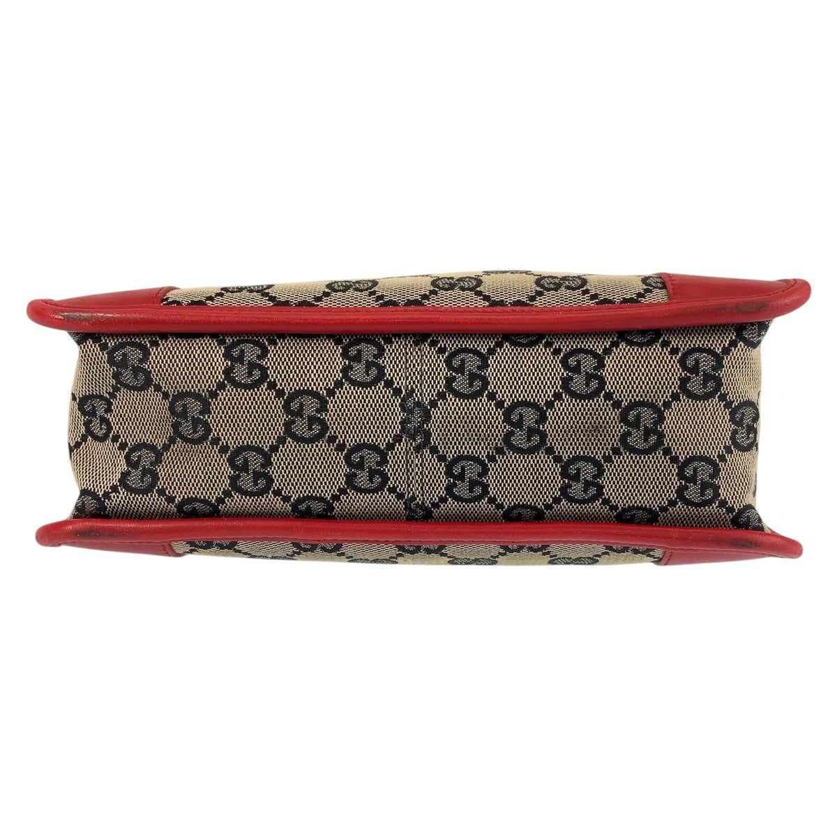 GUCCI Tote Bag 000 0856 GG canvas, leather Red beige Tote Bag Women Used