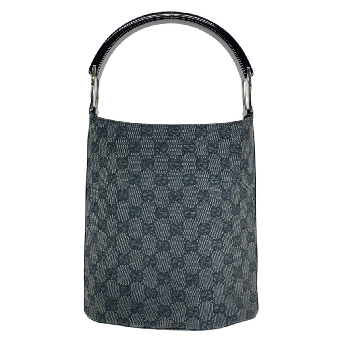 GUCCI Handbag 001 3753 GG canvas, plastic Black black Handbag Women Used