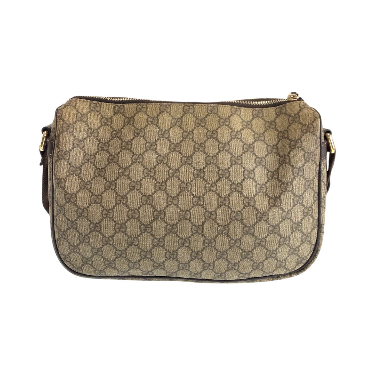 GUCCI Shoulder Bag 246861 GG Supreme Canvas Brown Beige SilverMetal Shoulder Bag Messenger bag Women Used