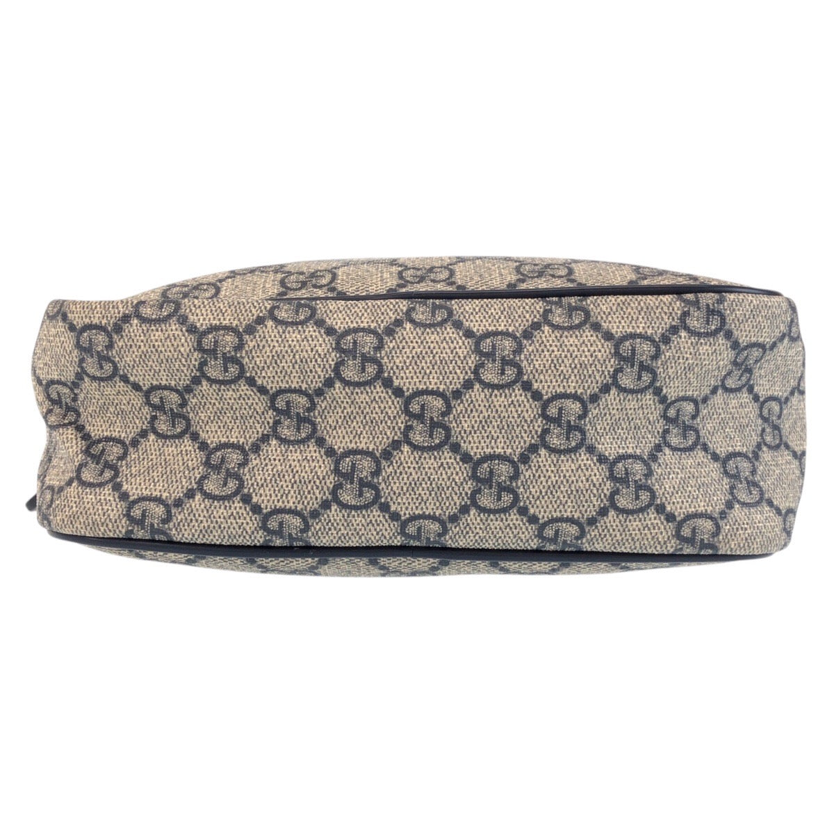 GUCCI Shoulder Bag 233268 GG Supreme canvas, leather Gray Navy SilverMetal Shoulder Bag pochette Women Used