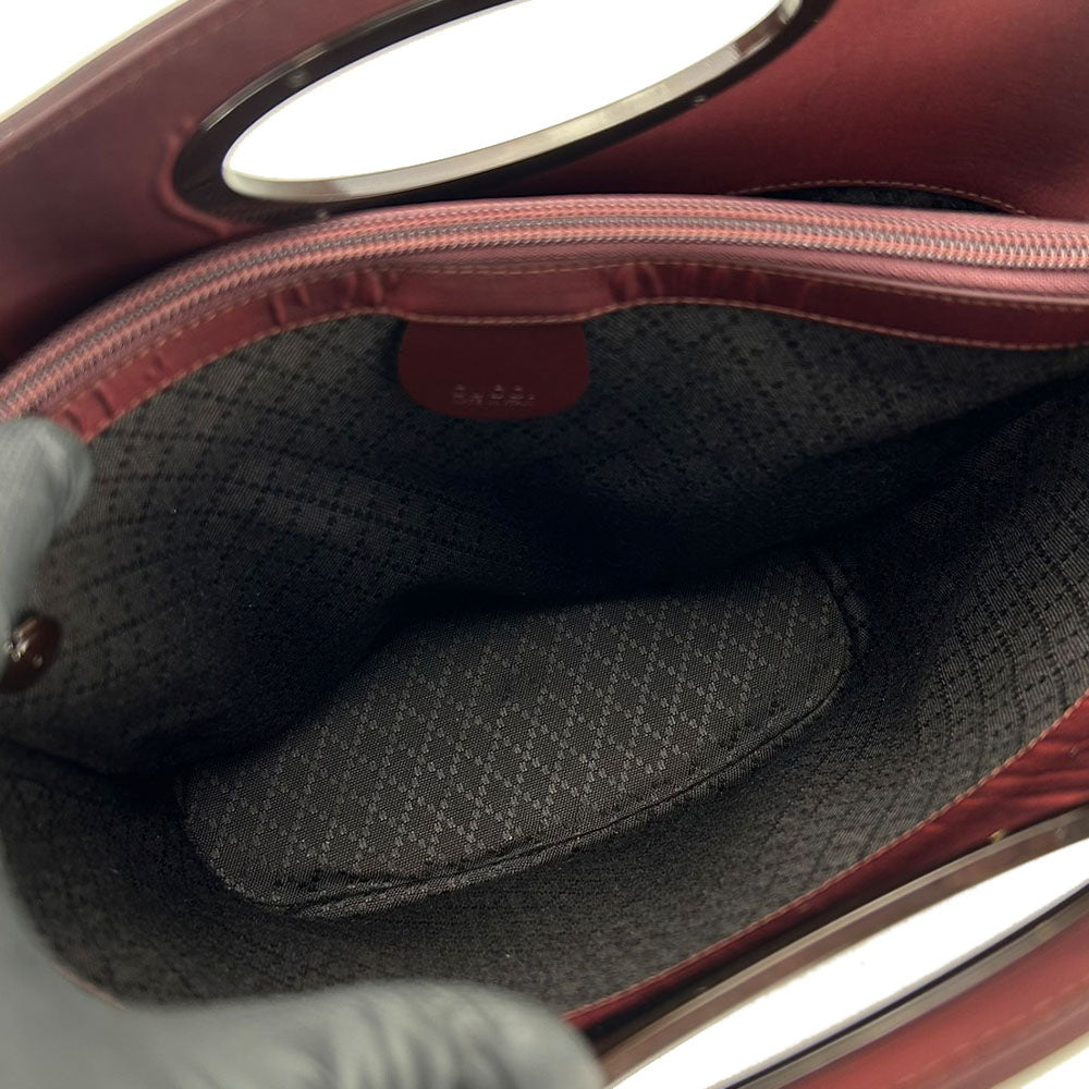 GUCCI Handbag 000.1013.0556 Satin Bordeaux Women Used