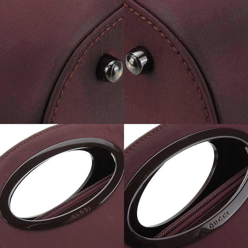GUCCI Handbag 000.1013.0556 Satin Bordeaux Women Used