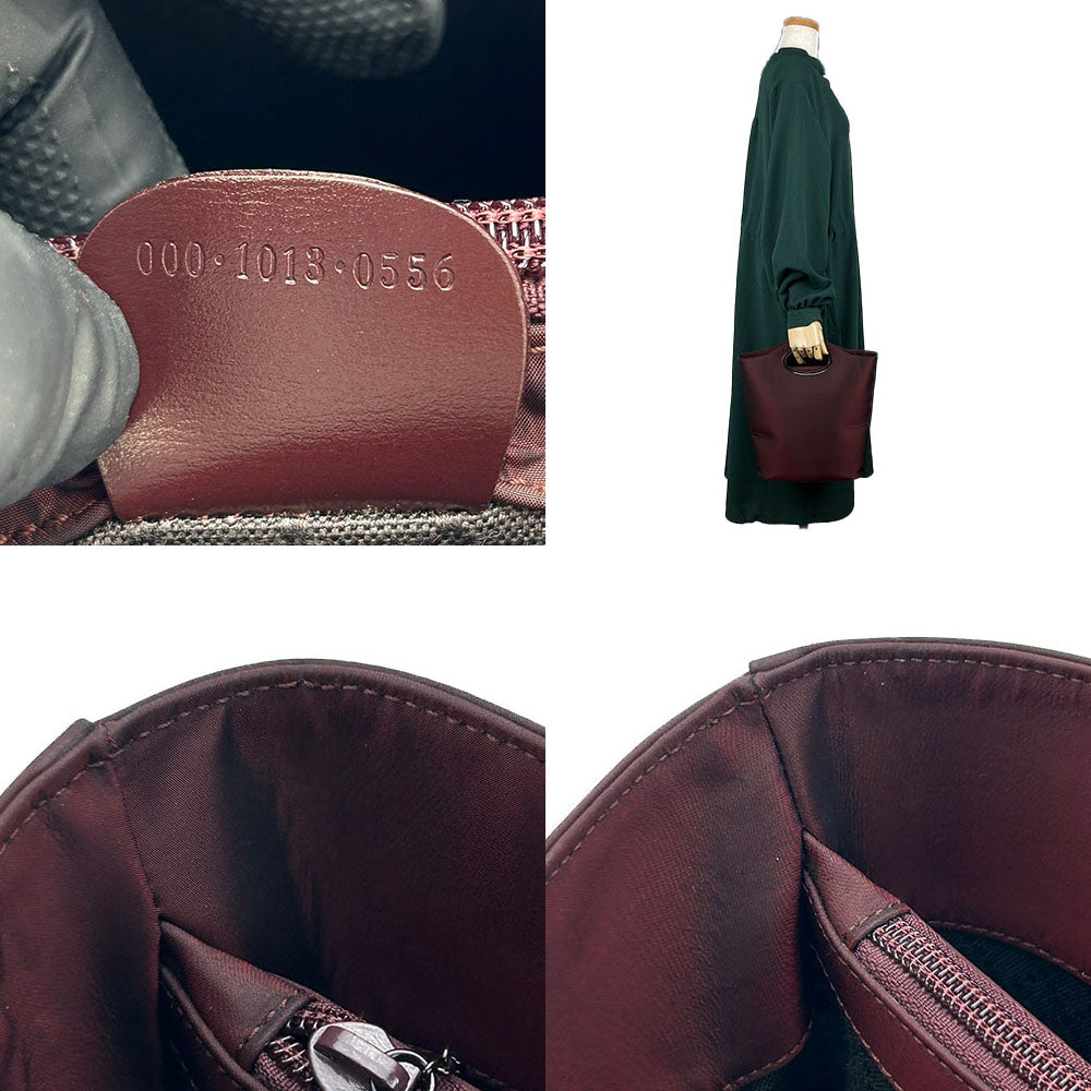GUCCI Handbag 000.1013.0556 Satin Bordeaux Women Used