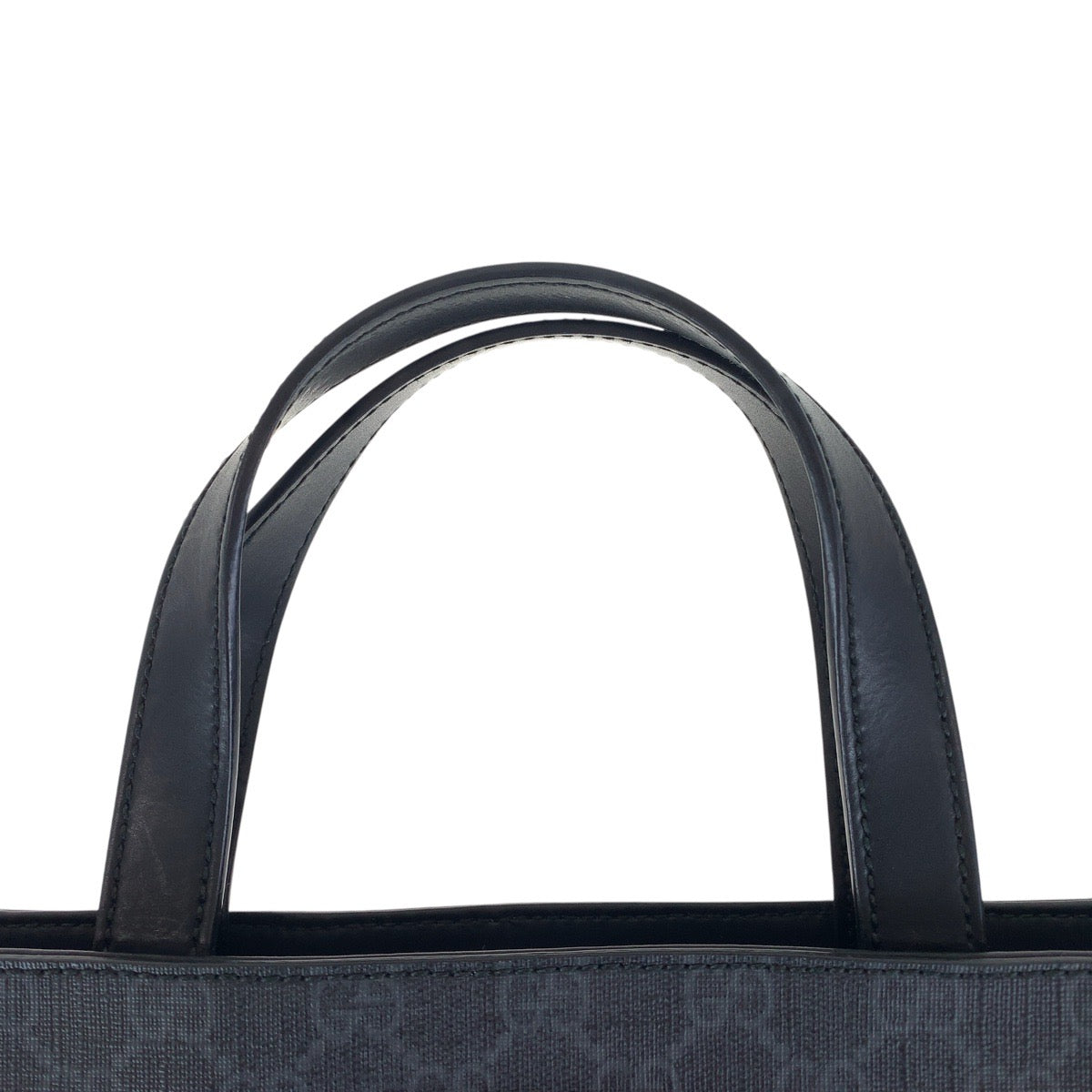 GUCCI Tote Bag 495559 GG Supreme canvas, leather Black Black Multicolor SilverMetal Tote Bag Shoulder Bag 2way Sherry Line Courier Emblem embroidery mens Used