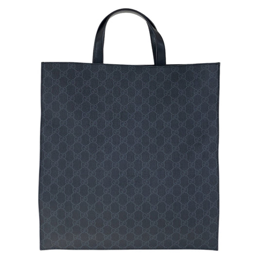 GUCCI Tote Bag 495559 GG Supreme canvas, leather Black Black Multicolor SilverMetal Tote Bag Shoulder Bag 2way Sherry Line Courier Emblem embroidery mens Used