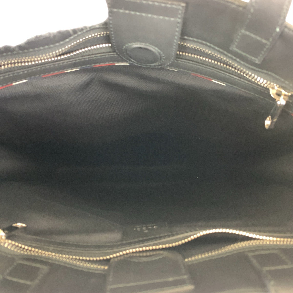 GUCCI Tote Bag 495559 GG Supreme canvas, leather Black Black Multicolor SilverMetal Tote Bag Shoulder Bag 2way Sherry Line Courier Emblem embroidery mens Used