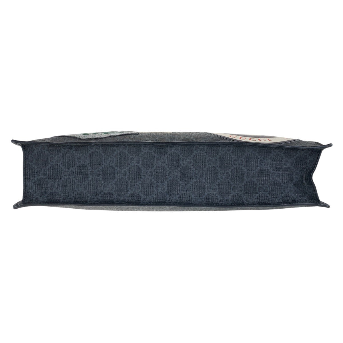 GUCCI Tote Bag 495559 GG Supreme canvas, leather Black Black Multicolor SilverMetal Tote Bag Shoulder Bag 2way Sherry Line Courier Emblem embroidery mens Used