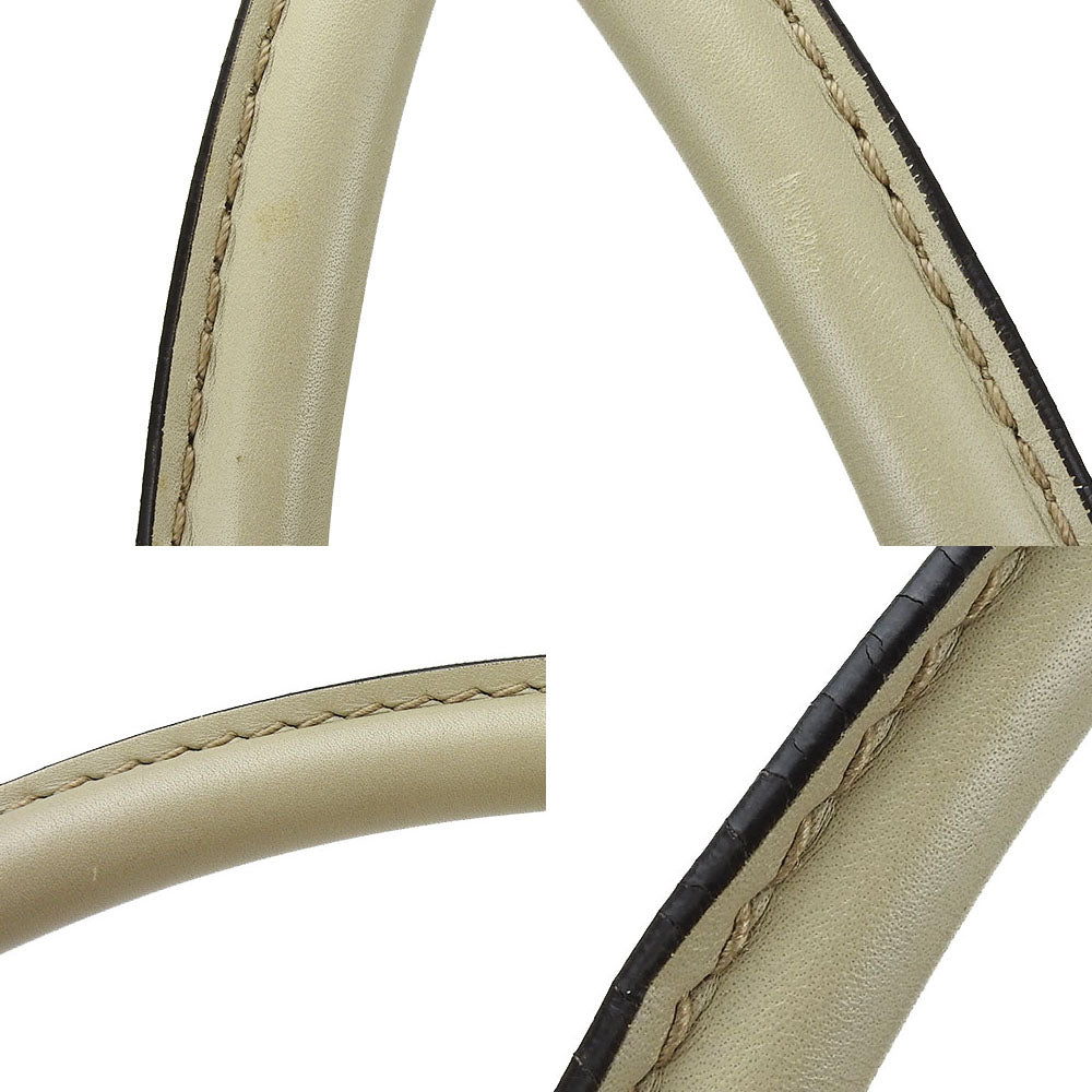 GUCCI Shoulder Bag 282298 GG canvas, leather beige Women Used