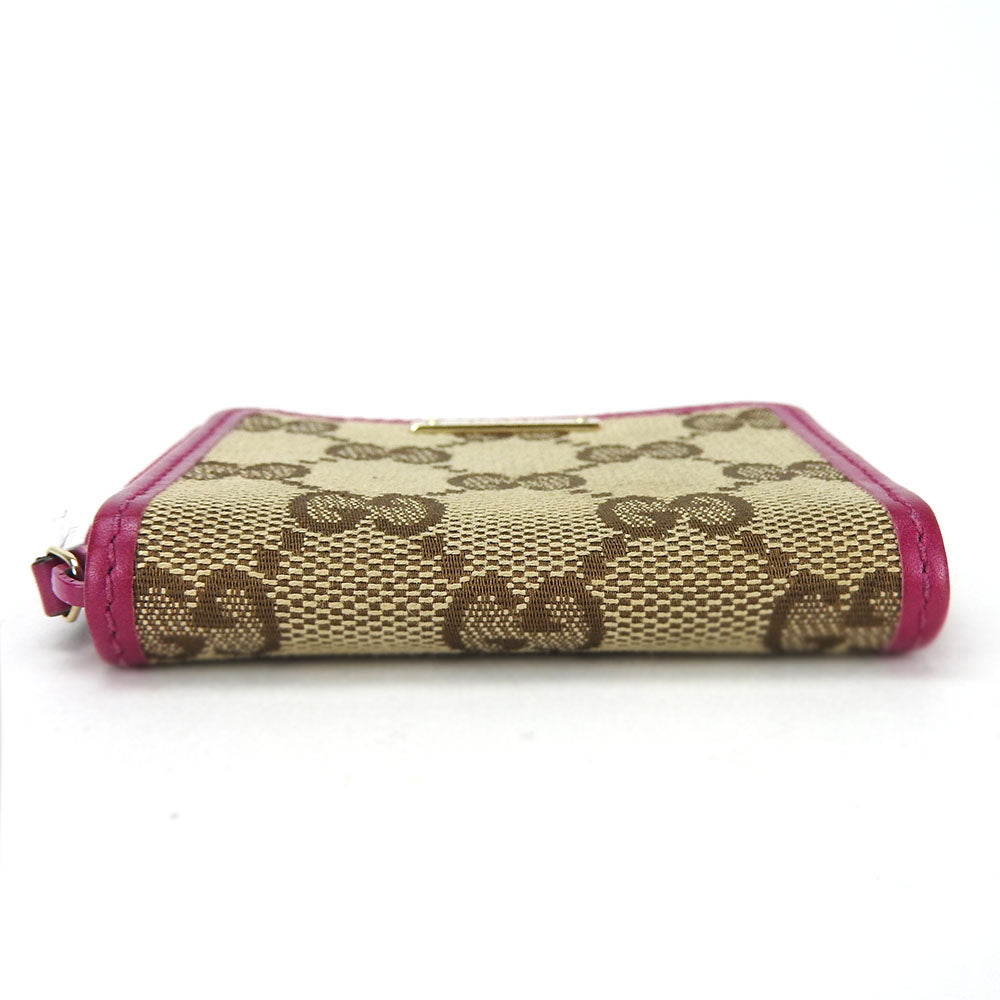 GUCCI Coin case 115255 GG canvas beige