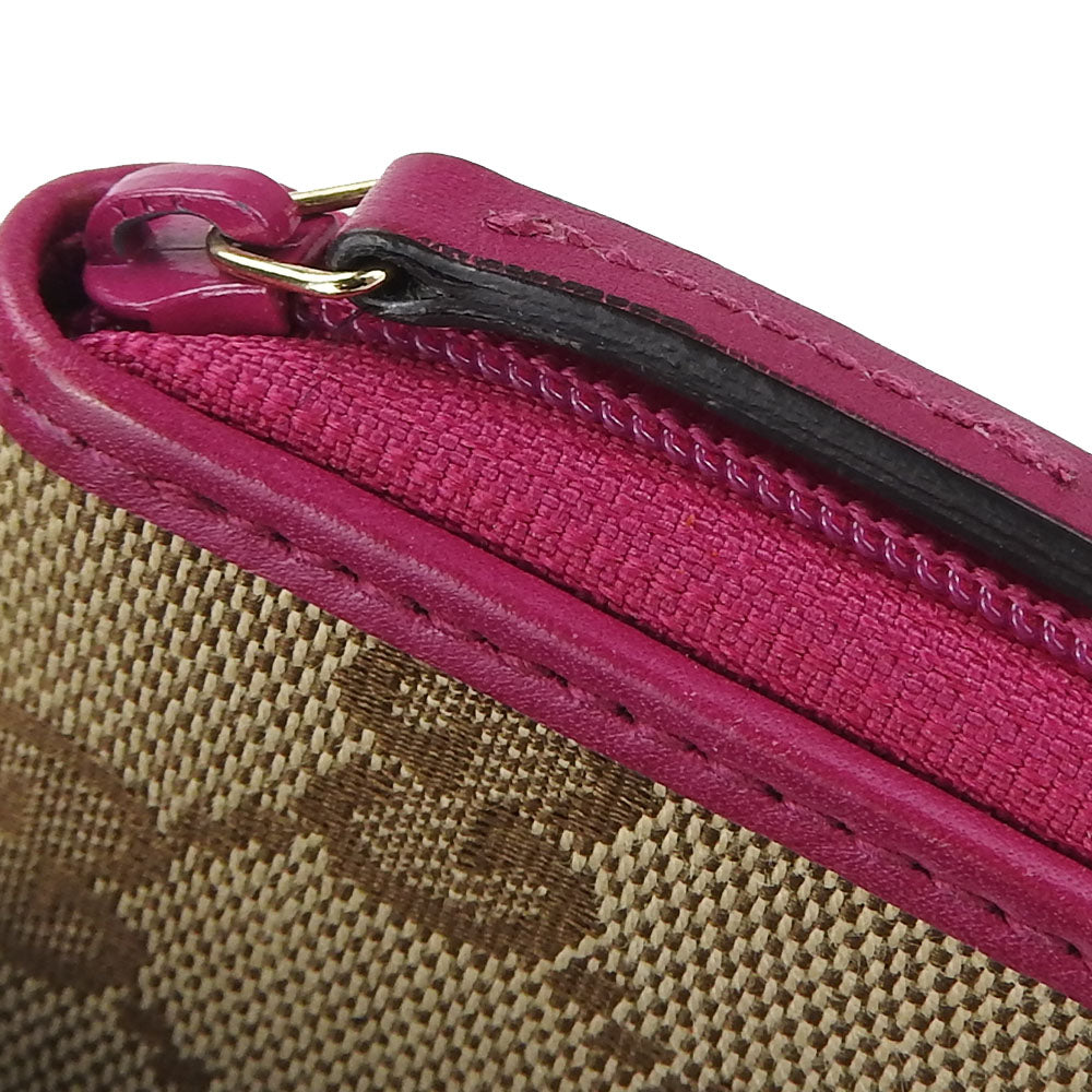 GUCCI Coin case 115255 GG canvas beige
