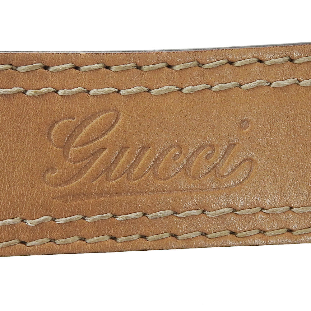 GUCCI Shoulder Bag 203542 leather beige