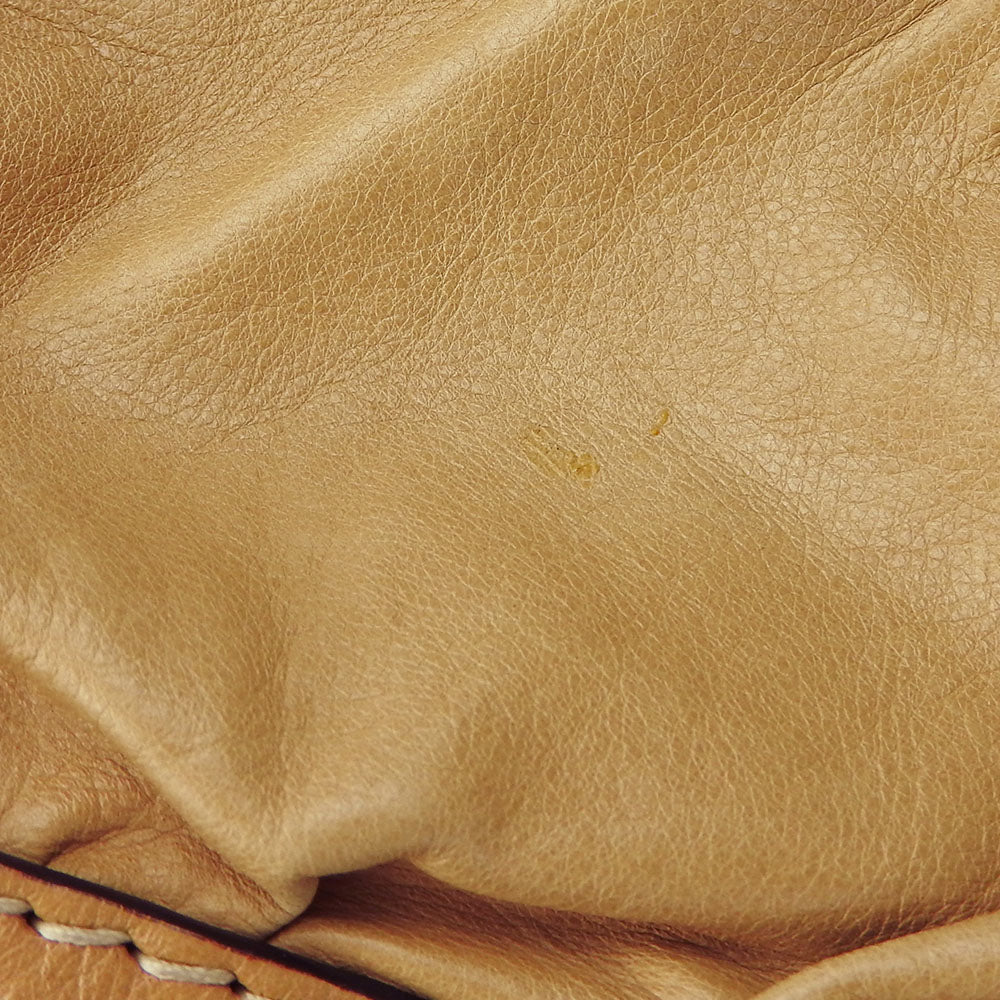 GUCCI Shoulder Bag 203542 leather beige
