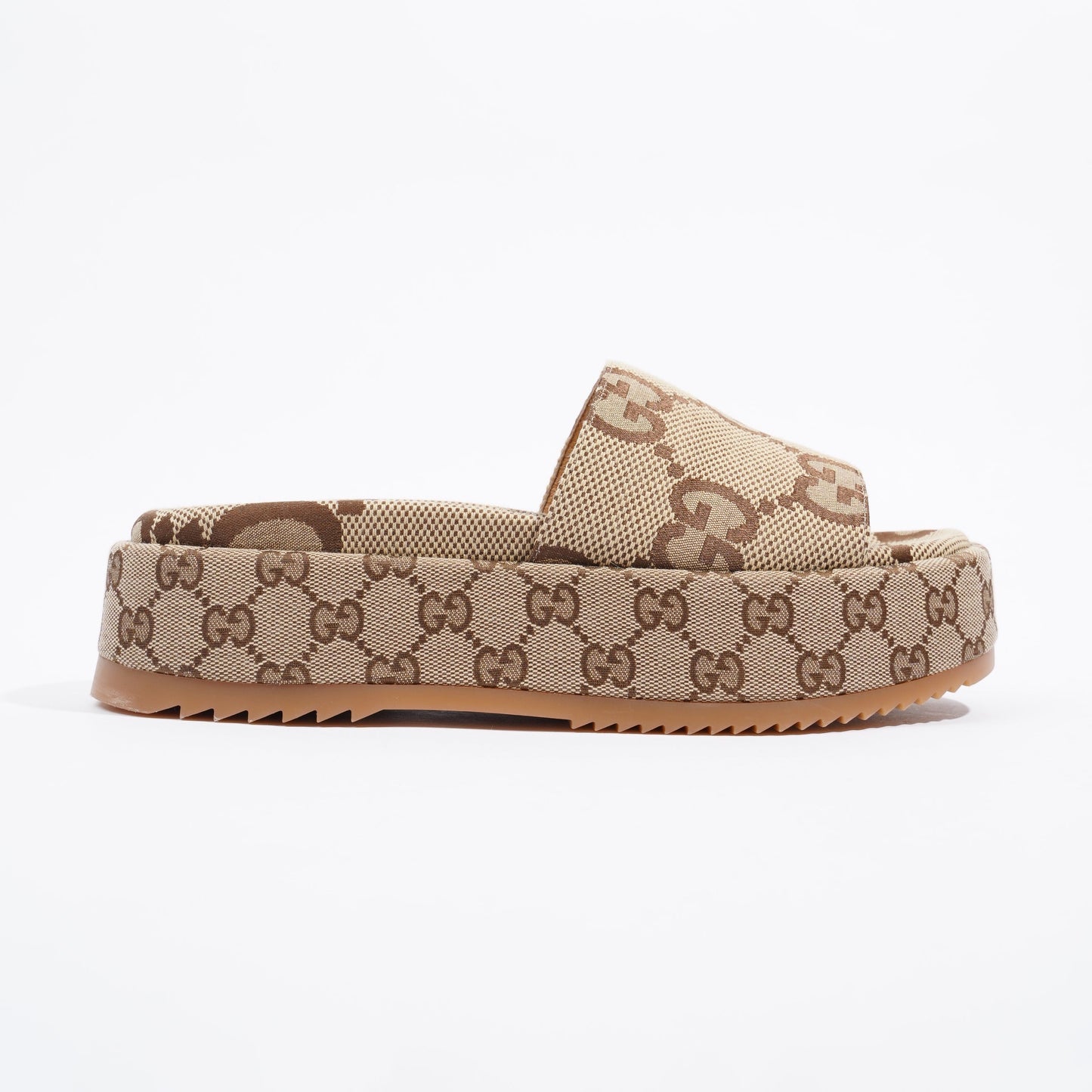 Gucci Platform Sandal Supreme Canvas EU 39 UK 6