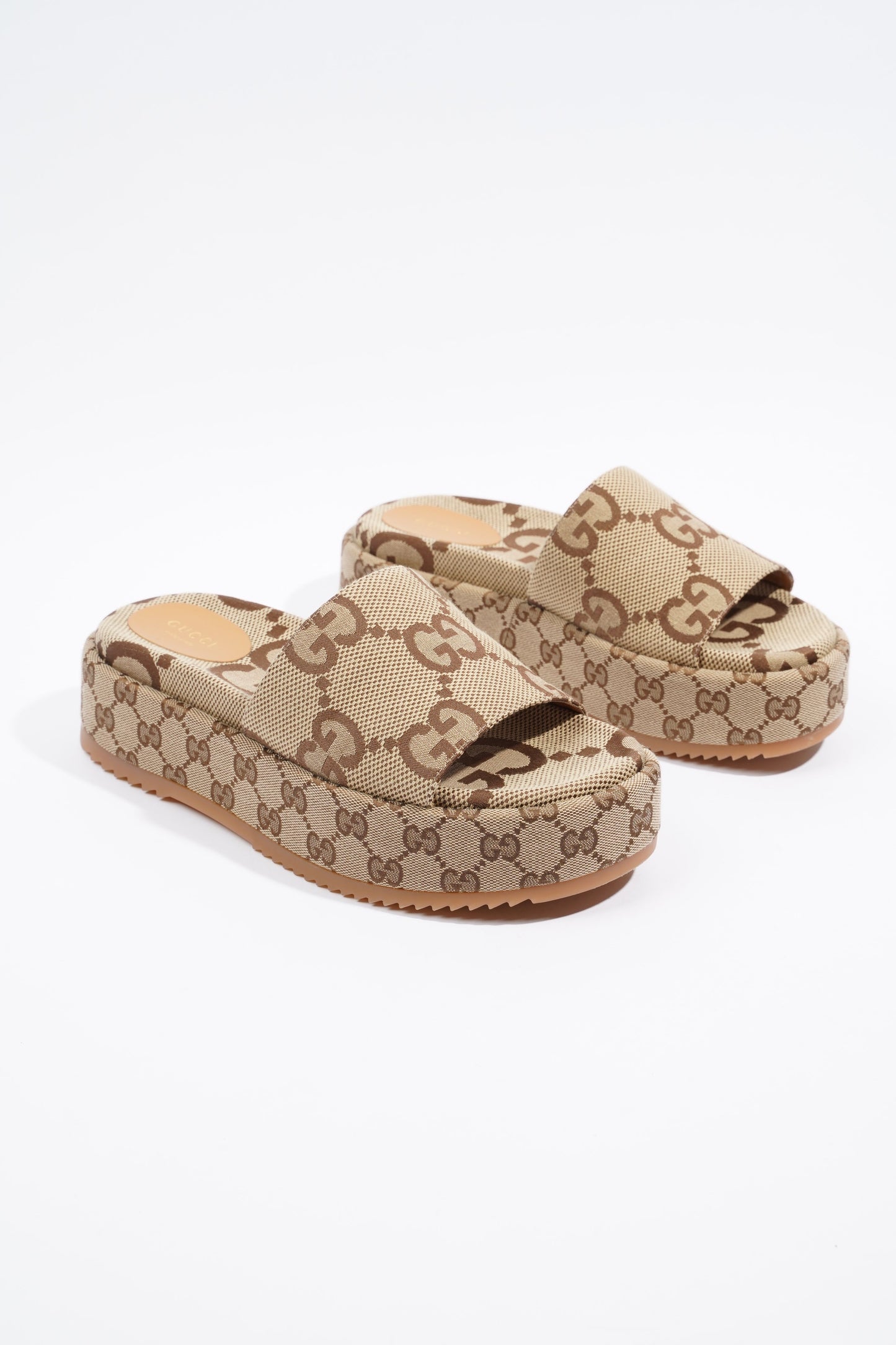 Gucci Platform Sandal Supreme Canvas EU 39 UK 6