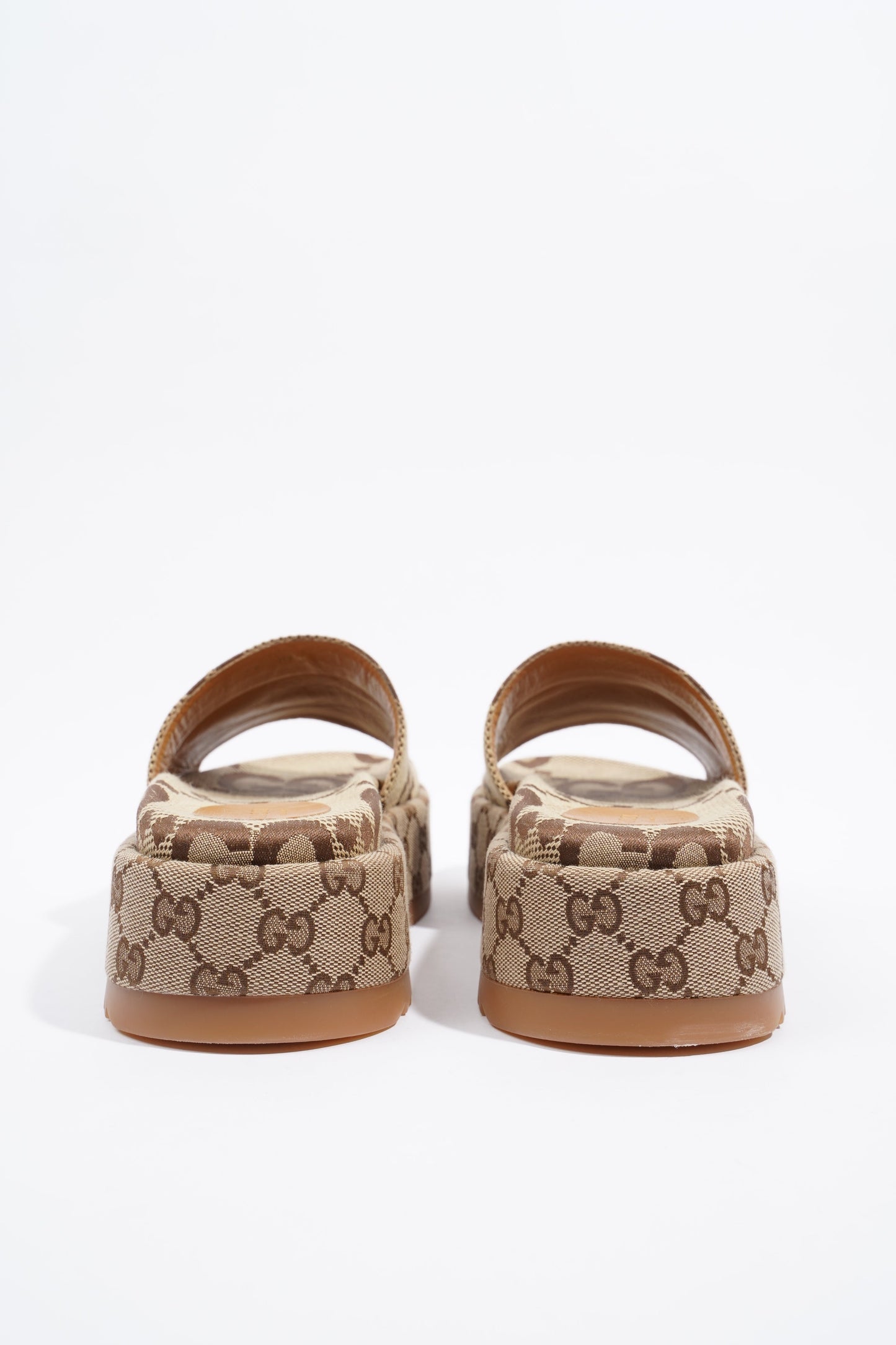 Gucci Platform Sandal Supreme Canvas EU 39 UK 6