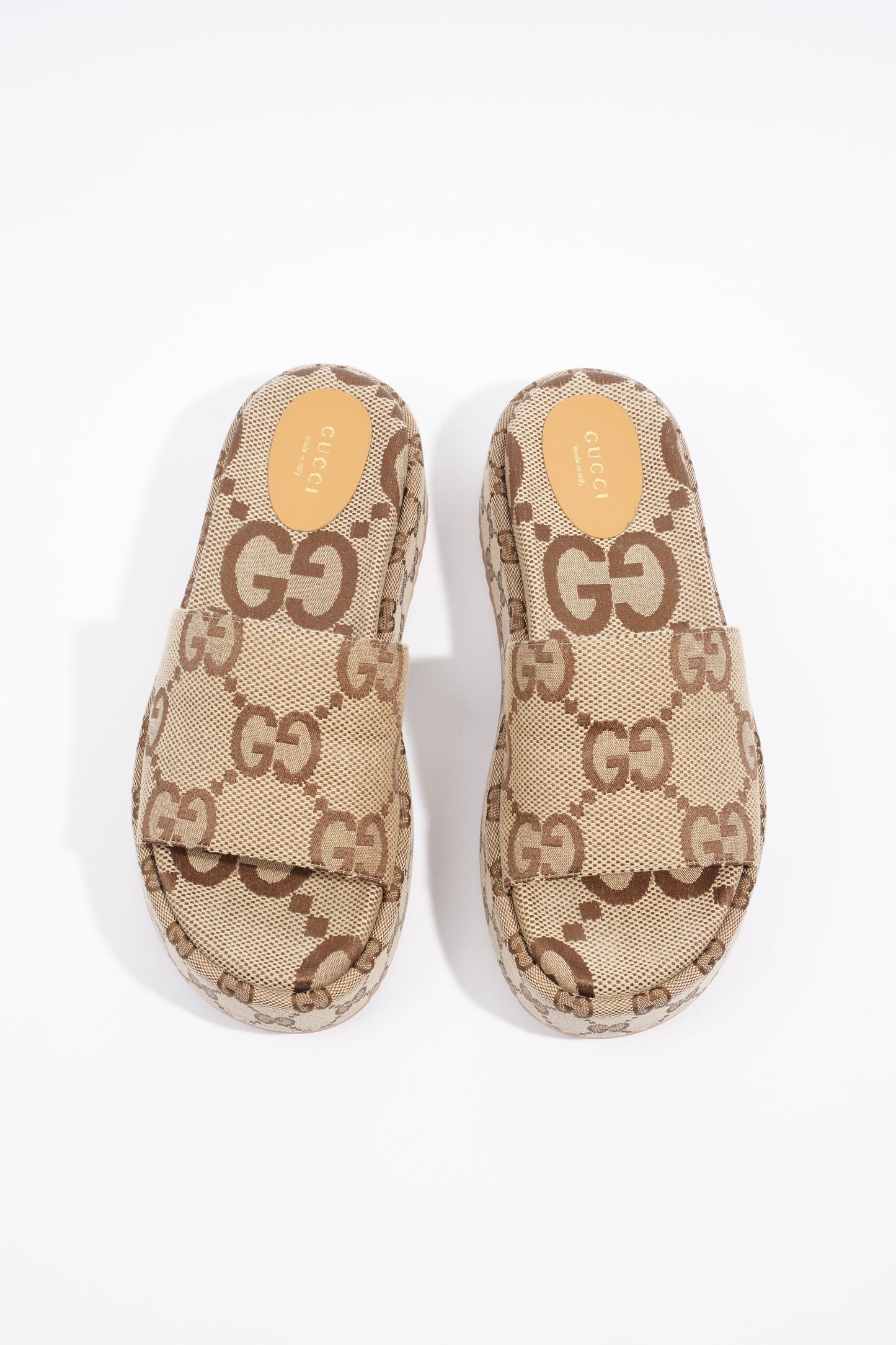 Gucci Platform Sandal Supreme Canvas EU 39 UK 6