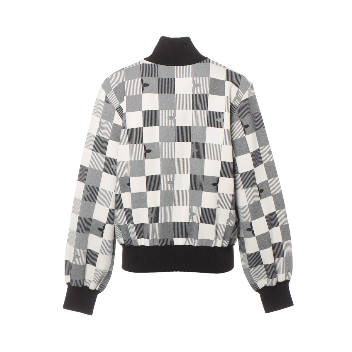 Louis Vuitton 23SS Lon x Nylon  Jacket XL  Grey x White Monogram Damier