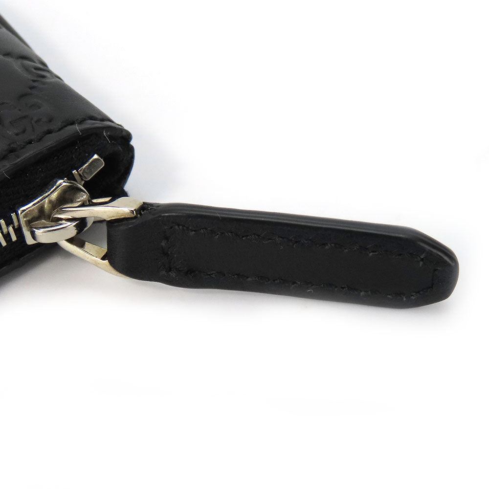 GUCCI Coin case 544476 Sima leather black