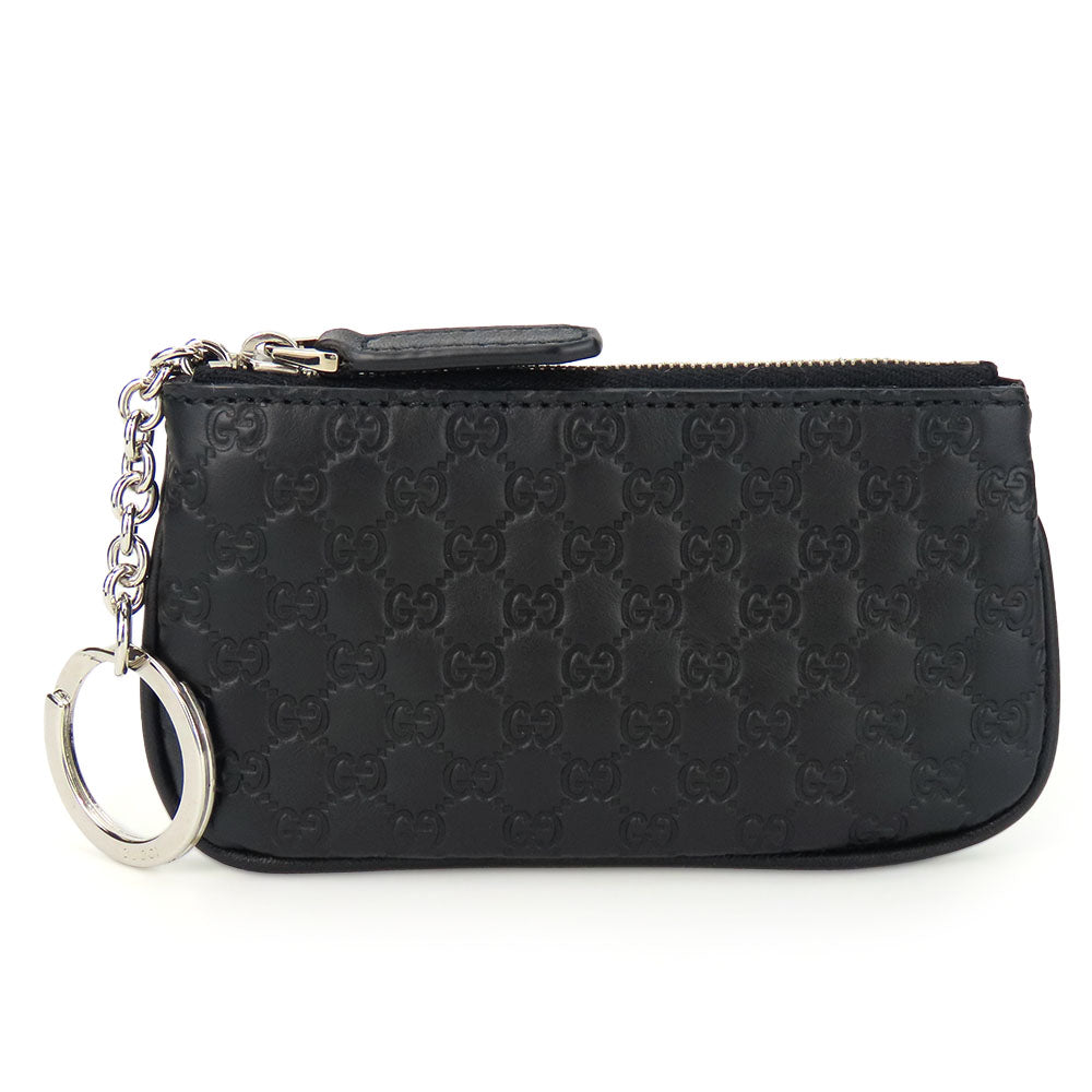 GUCCI Coin case 544476 Sima leather black