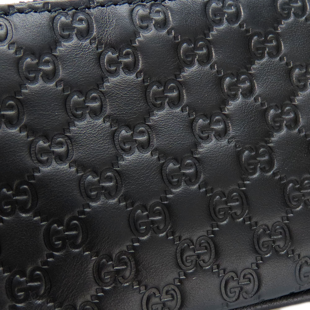 GUCCI Coin case 544476 Sima leather black