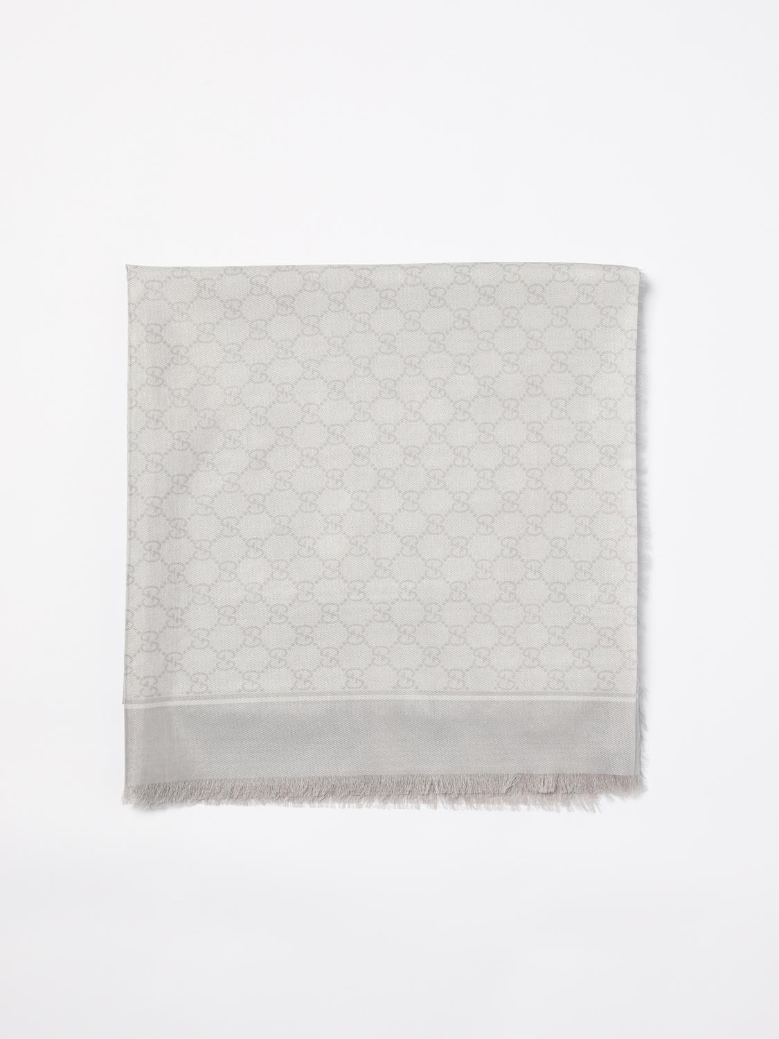 Gucci Scarf Woman Grey Woman
