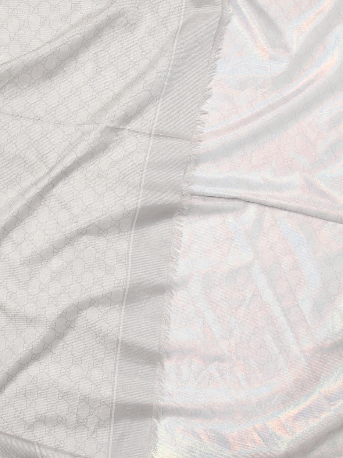 Gucci Scarf Woman Grey Woman