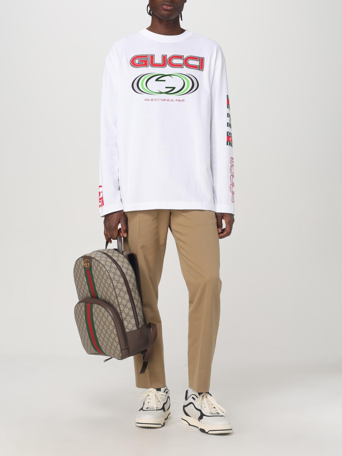 Gucci Backpack Men Beige Men