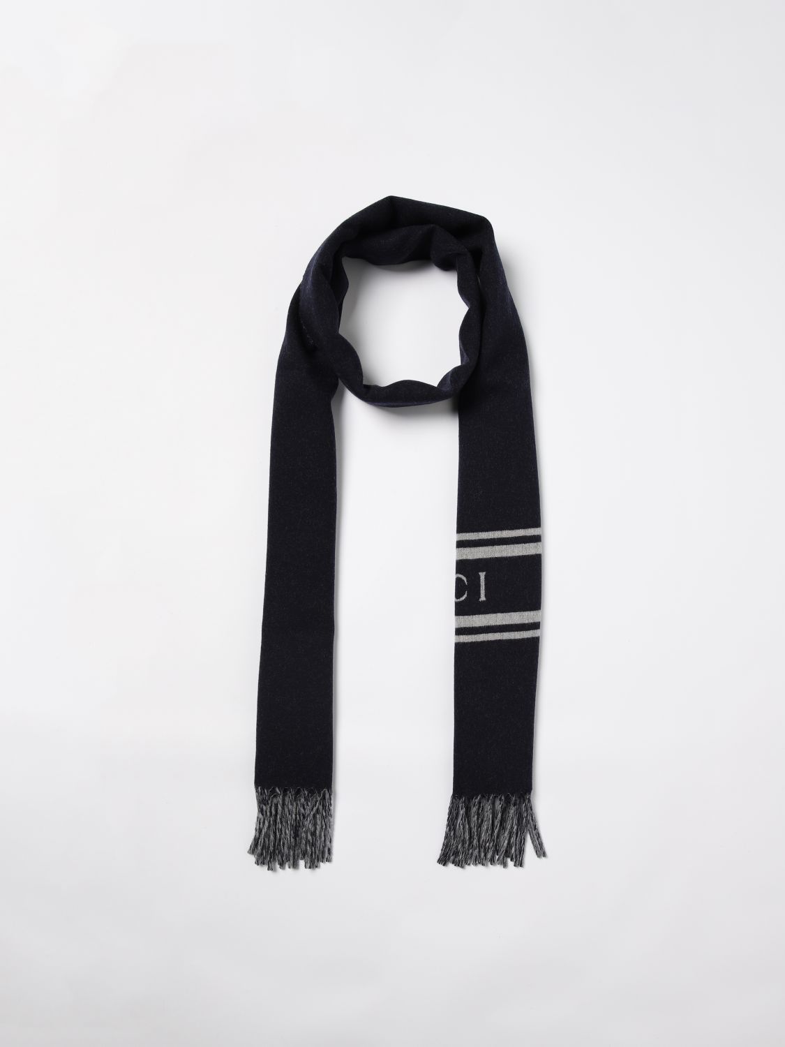 Gucci Scarf Men Blue Men