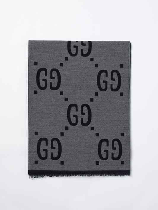 Gucci Scarf Men Grey Men