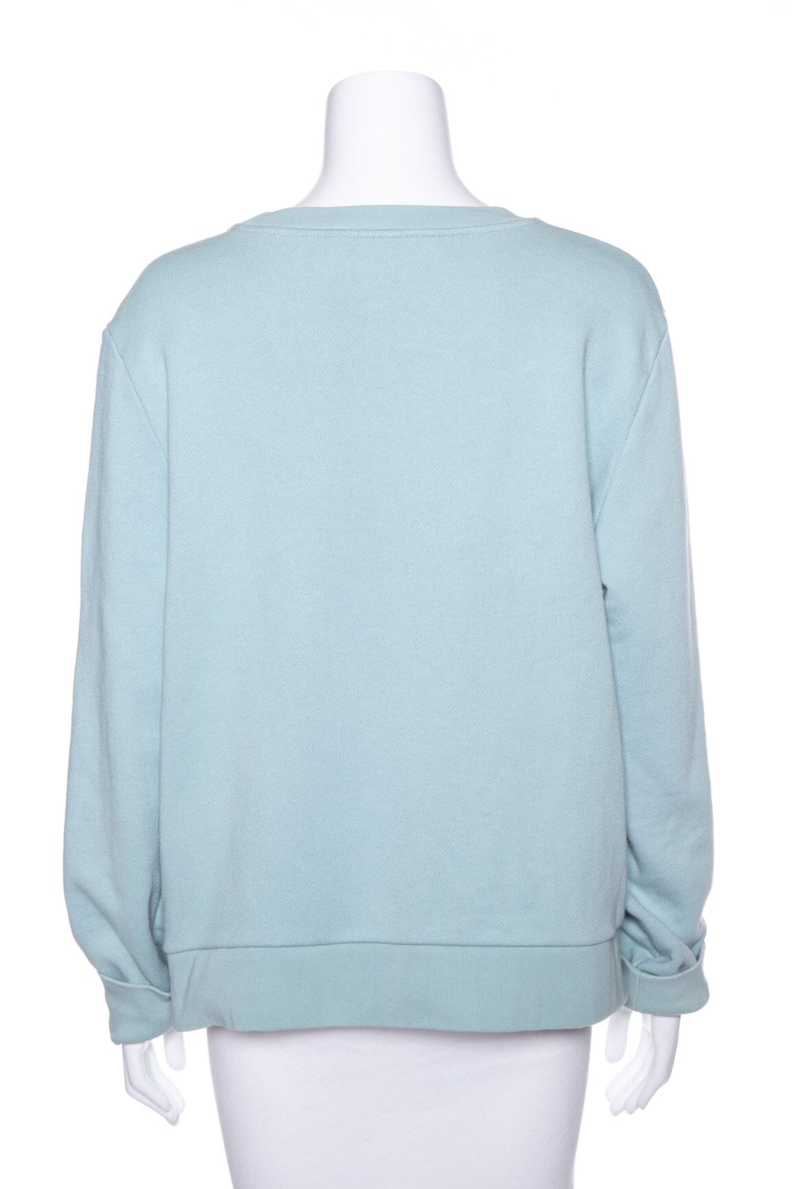 Gucci Blue Floral Embroidered Heart Sweater SZ XL
