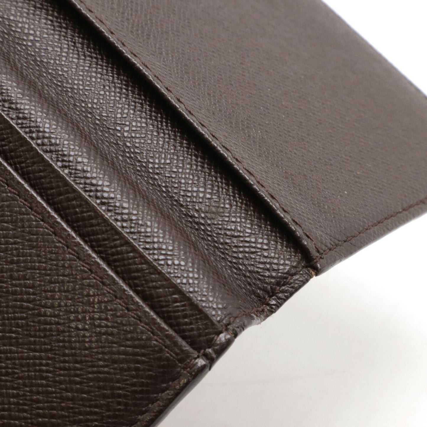 Louis Vuitton Damier Pvc Long Bill Wallet (Bi-Fold)
