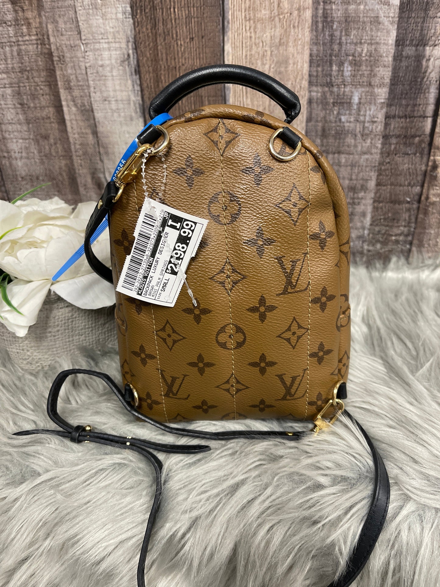 Backpack Luxury Designer By Louis Vuitton  Size: Small