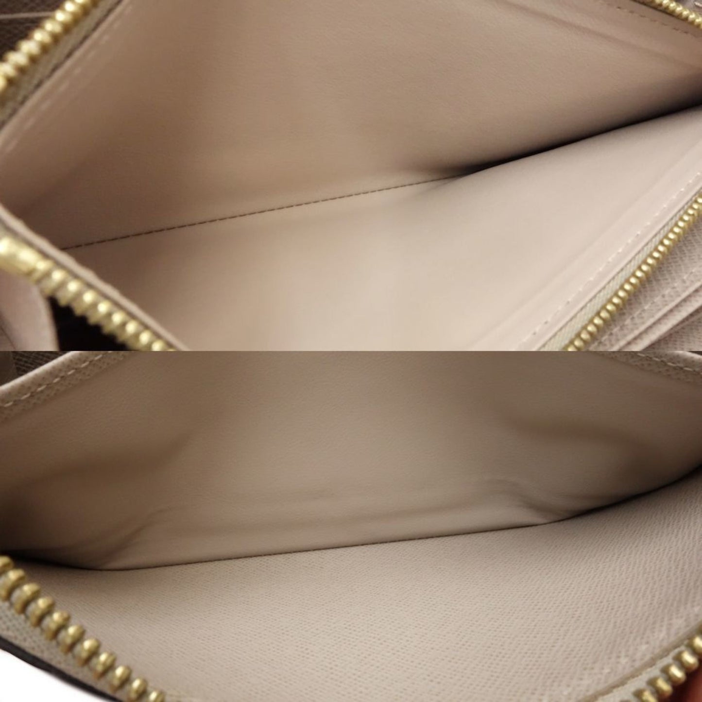 Louis Vuitton  Leather Long Wallet (Bi-Fold)