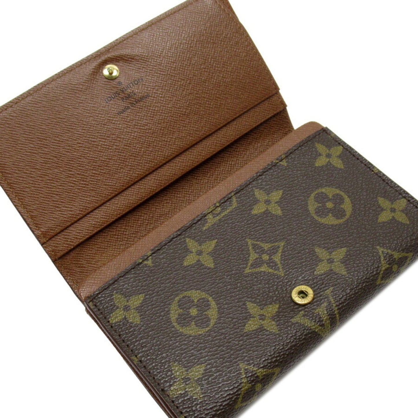 Louis Vuitton Brown Canvas Tresor wallet accessories