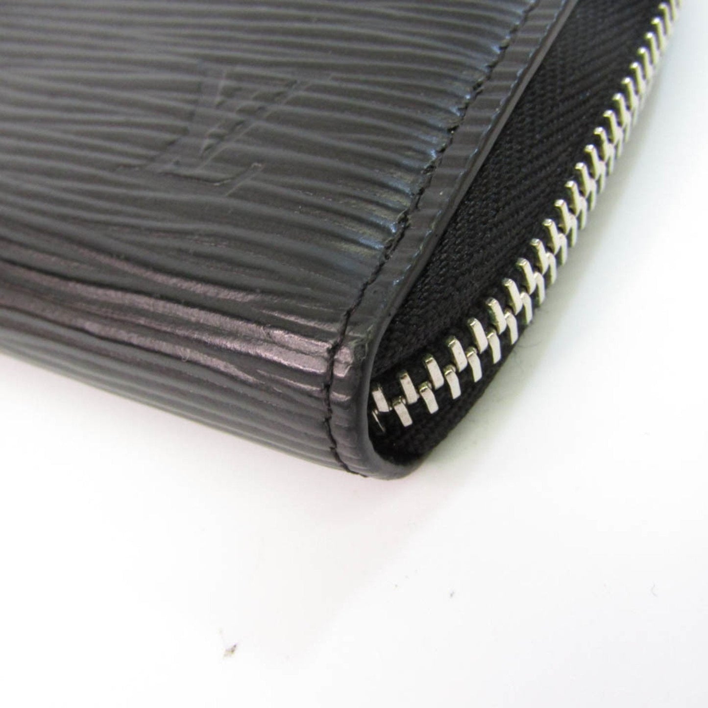 Louis Vuitton Black Leather Portefeuille Clemence wallet accessories