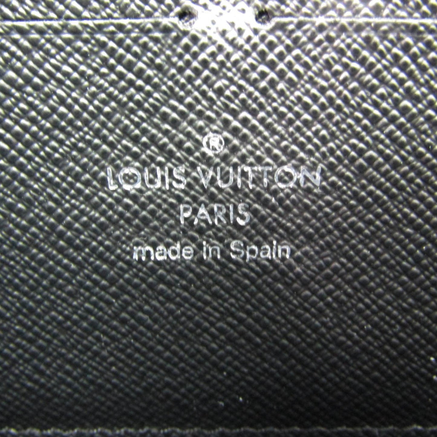 Louis Vuitton Black Leather Portefeuille Clemence wallet accessories
